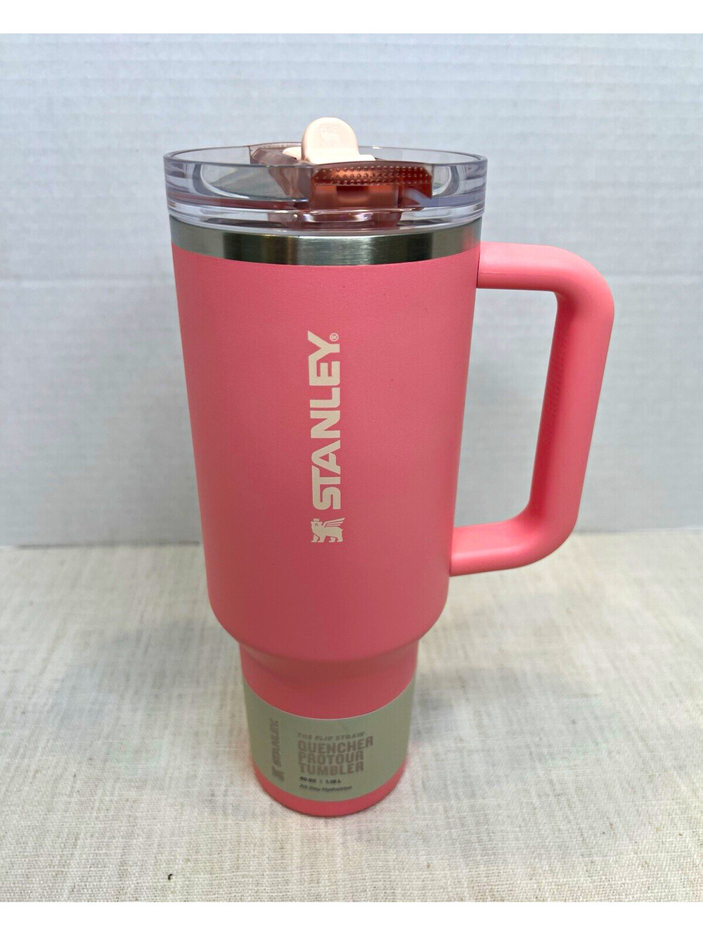 Stanley Quencher ProTour Travel Tumbler | 40 oz Pink Mesa Insulated w/ Handle Li